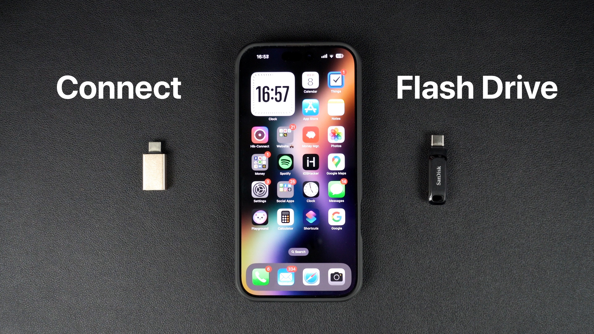 USBフラッシュドライブをiPhone 16に接続する方法