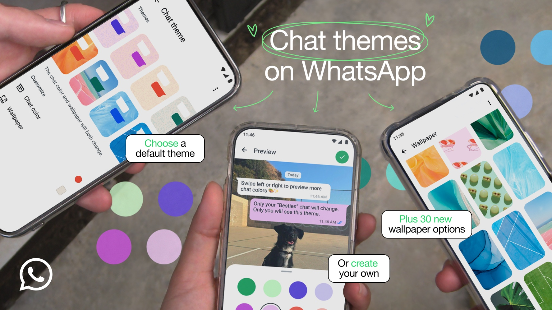 WhatsAppでチャットテーマを変更する方法