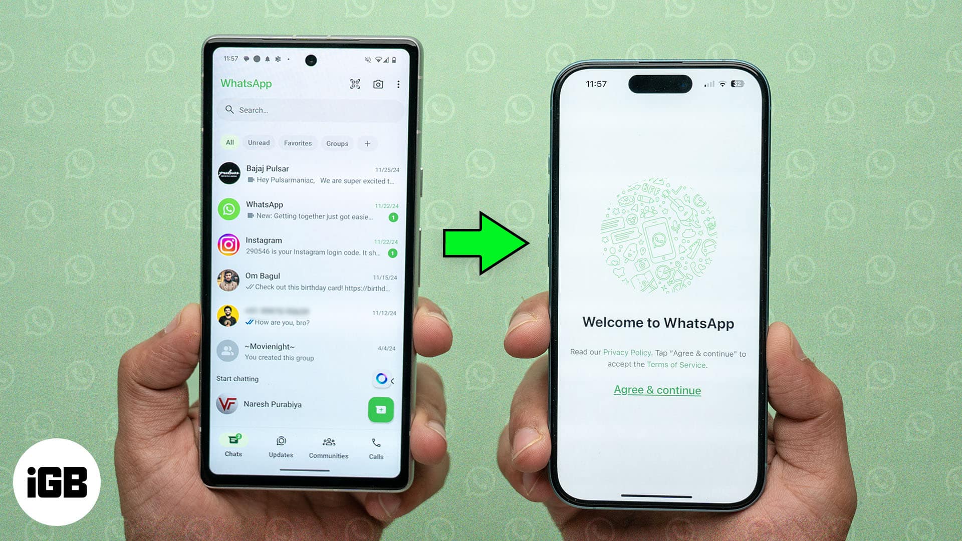 Android から iPhone に WhatsApp データを転送する方法 (2025)